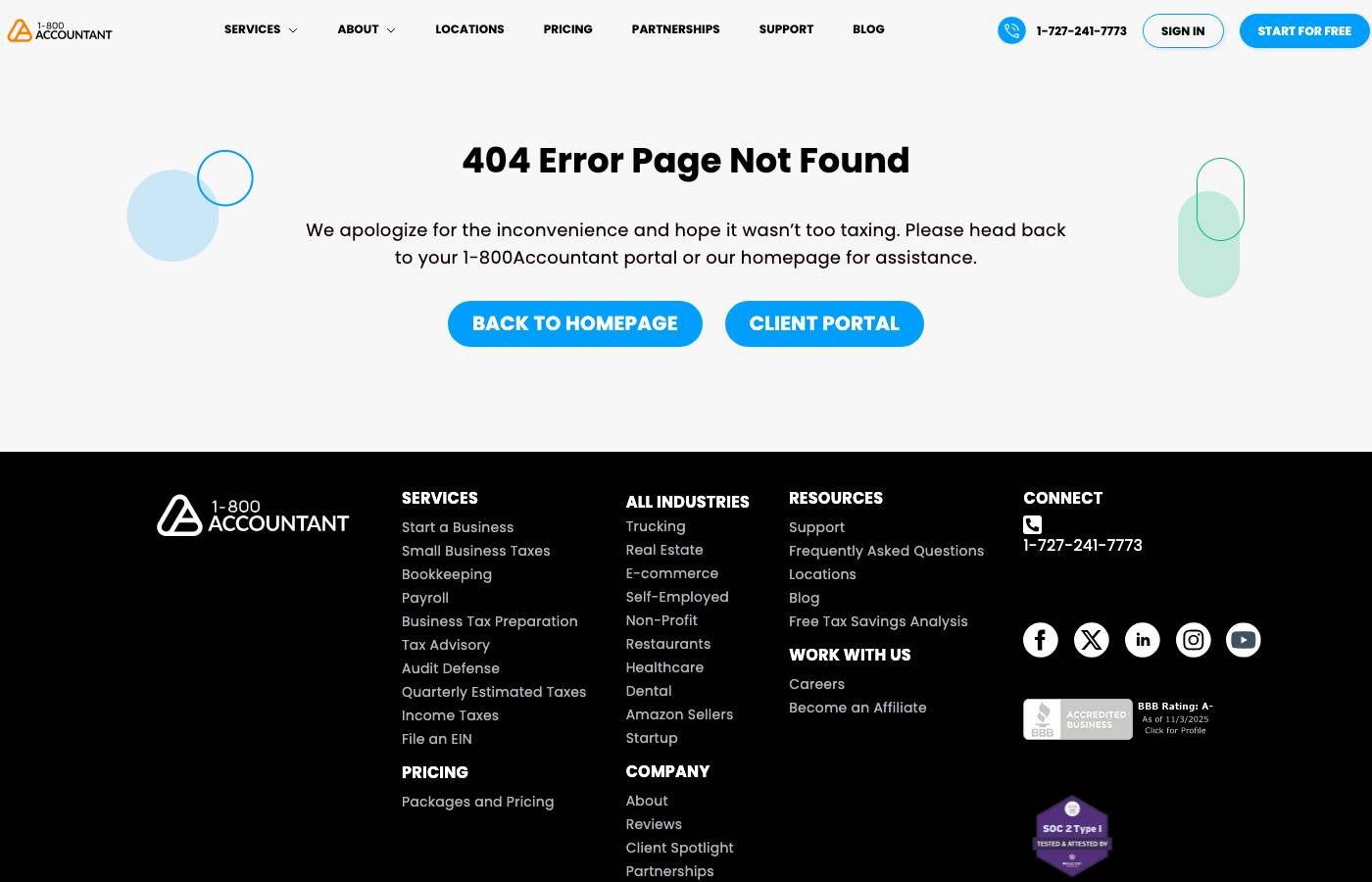 1-800accountant screenshot