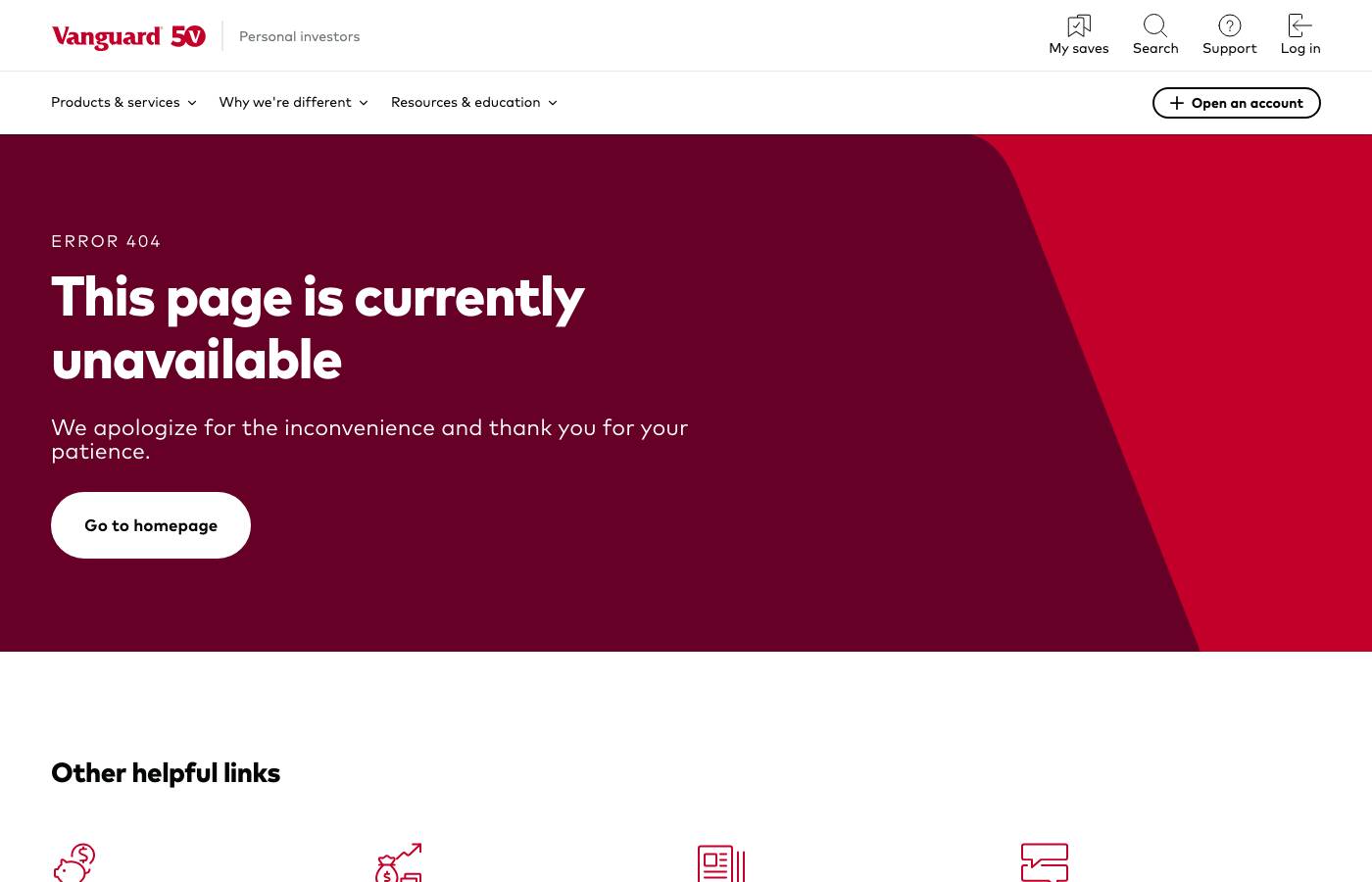 Vanguard Investment Calculator screenshot